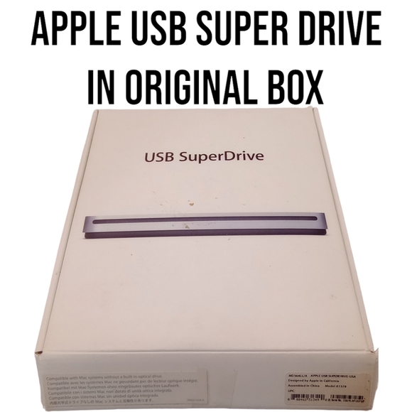 Apple Other - NWT Apple A1379 USB SuperDrive - MD564LL/A , 8X DVDRW Super Drive New open BOX